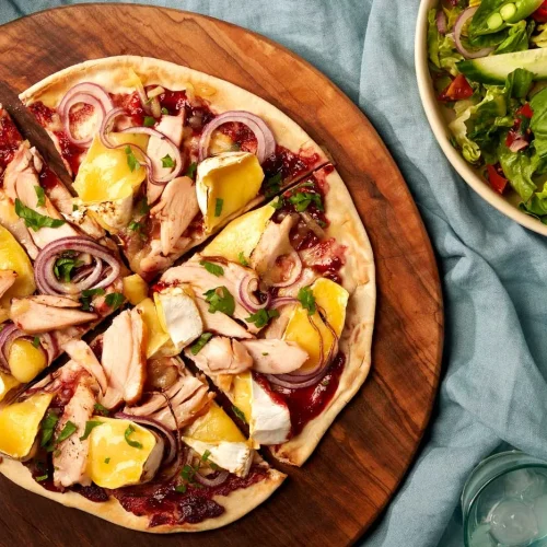 Smoked-Chicken-Brie-Cranberry-Pizza